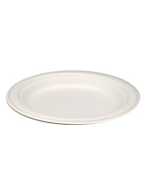 %100 Doğal Şeker Kamışından Üretilmiş Ekolojik Tabak 17 cm - 50 Adet - 2