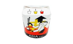 16 oz Baskılı Karton Noodle Kutusu 500 Adet - 2