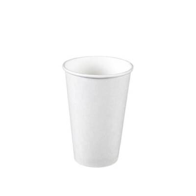 16 oz Beyaz Karton Bardak 1000 Adet - 1