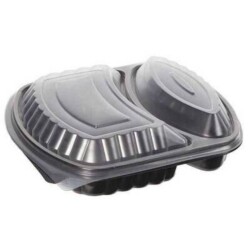 2 Bölmeli Yemek Kabı Seti 200 Adet - 3