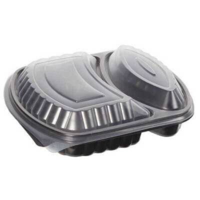 2 Bölmeli Yemek Kabı Seti 200 Adet - 3