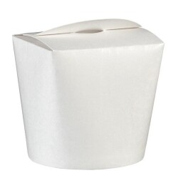 26 oz Beyaz Karton Noodle Kutusu 500 Adet - OREGO