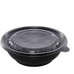 750 gr Yuvarlak Siyah Yemek Kabı Seti 280 Adet - 1