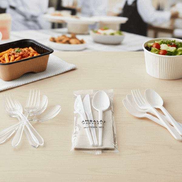 Pratik ve Hijyenik Çözümü Plastik Çatal, Bıçak ve Kaşık