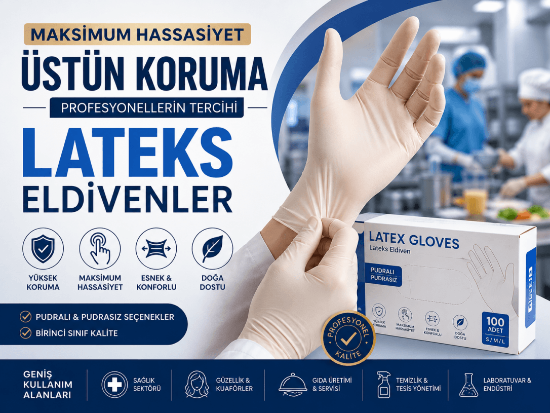 İkinci Bir Ten Hissi: İşletmeler İçin Lateks Eldiven Seçim Rehberi