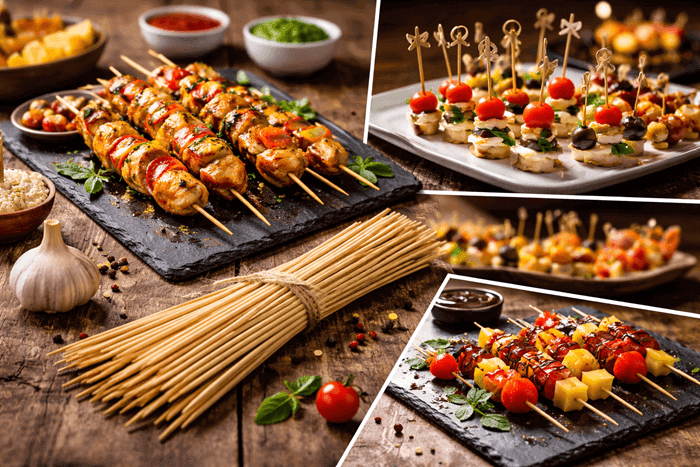 Lezzeti Birleştiren Doğal Dokunuş: İşletmeler İçin Çöp Şiş Rehberi