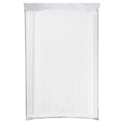 Beyaz Frozen Plastik Pipet Jelatin Sargılı 8 mm x 24 cm - 1