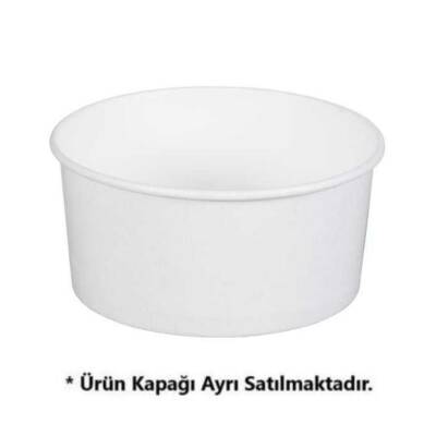 Beyaz Karton Salata Kasesi 750 cc 300 Adet - 1
