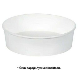 Beyaz Karton Salata Kasesi 900 cc 300 Adet - 1