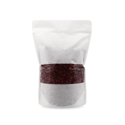 Beyaz Pencereli Kilitli Doypack 20x30x10 cm 1000 gr - AMBALAJ MAĞAZASI