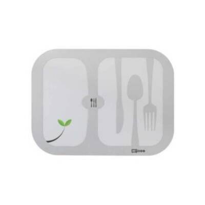 DMR09 2 Bölmeli Karton Gıda Kabı Kapağı - 3