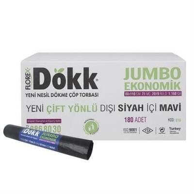 Dökme Çöp Torbası Jumbo Ekonomik 180 Adet - 1