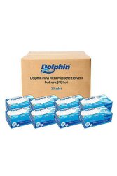 Dolphin Mavi Nitril Eldiven Pudrasız (M) 100lü Paket - 2