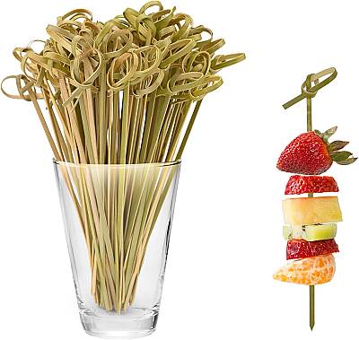 Düğümlü Bambu Kürdan 15 cm - 1