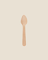 Ekolojik Tahta Kaşığı 11 cm (100 adet) - AMBALAJ MAĞAZASI