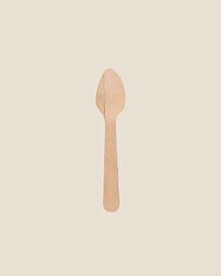 Ekolojik Tahta Kaşığı 11 cm (100 adet) - 1