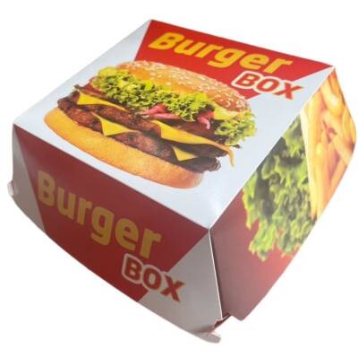 Hamburger Kutusu XL 14x14x9,5 cm 300 Adet - 1