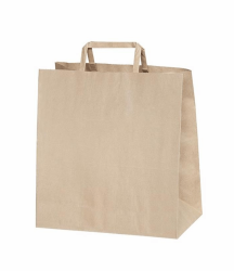 İçten Saplı Kraft Kağıt Çanta 32x26x21 cm 250 Adet - AMBALAJ MAĞAZASI