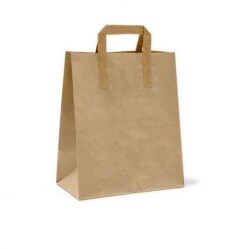Kağıt Saplı Kraft Çanta 22x28x12 Cm - AMBALAJ MAĞAZASI
