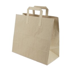 Kağıt Saplı Kraft Çanta 32x31x18 cm - AMBALAJ MAĞAZASI