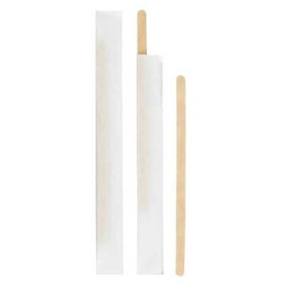 Kağıt Sargılı Tahta Karıştırıcı 11 cm 250 Adet - 1