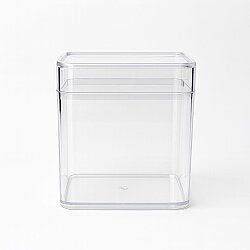 Kapaklı Plastik Kare Tatlı Kabı 250 cc 200 Adet - AMBALAJ MAĞAZASI