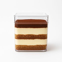 Kapaklı Plastik Kare Tatlı Kabı 250 cc 200 Adet - 2