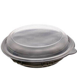 Kapaklı Siyah Salata Seti 1000 gr 240 Adet ( OREGO ) - 1