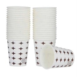 Karton Bardak Desenli 8 oz 2000 Adet - AMBALAJ MAĞAZASI