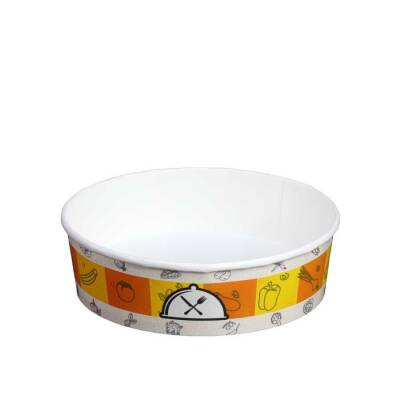 Karton Gıda Kabı 750 cc 300 Adet (DESENLİ) - 4