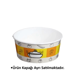 Karton Gıda Kabı 750 cc 300 Adet (DESENLİ) - OREGO