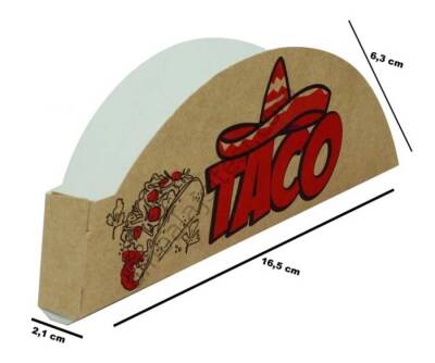 Karton Taco Tutucu 200 Adet - 1