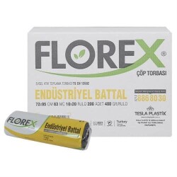 Klasik Seri Endüstriyel Battal Çöp Torbası 200 Adet - FLOREX