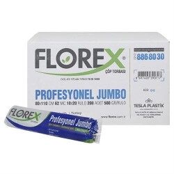 Klasik Seri Profesyonel Jumbo Çöp Torbası 200 Adet - FLOREX