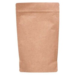 Kraft Alüminyum Kilitli Doypack 20x30x10 cm 1000 gr - AMBALAJ MAĞAZASI