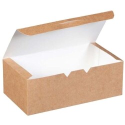 Kraft Karton Nugget Kutusu Büyük 12x22x8 cm - AMBALAJ MAĞAZASI