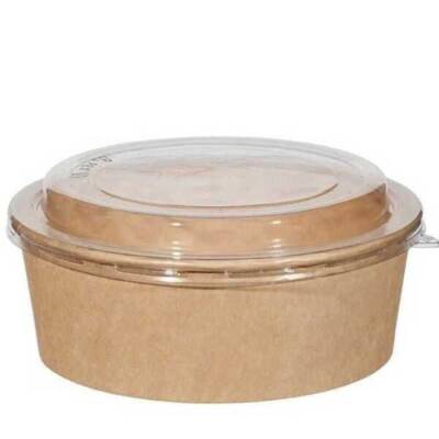 Kraft Karton Salata Kasesi 1300 cc 300 Adet Eko - 2