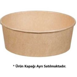 Kraft Karton Salata Kasesi 1300 cc 300 Adet Eko - AMBALAJ MAĞAZASI