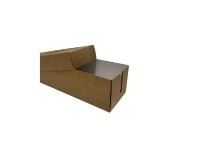 Kutu Çubuk Waffle Kraft 20x7x6 cm 500 Adet - 2