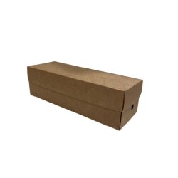 Kutu Çubuk Waffle Kraft 20x7x6 cm 500 Adet - 1