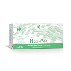 Lateks Eldiven Pudralı Orta (M) 100 Adet - HASPET