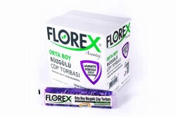 Lavanta Kokulu Büzgülü Orta Boy Çöp Torbası 250 Adet - FLOREX