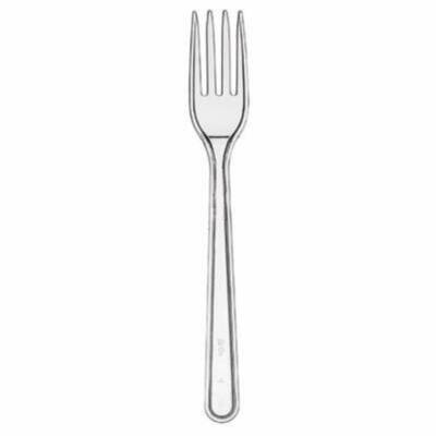 Lüks Şeffaf Plastik Çatal 2,8 gr - 2