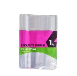 Naylon Torba 3'lük 25x42 cm 1 KG - AMBALAJ MAĞAZASI