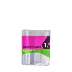 Naylon Torba Yarımlık 17x25cm 1 KG - AMBALAJ MAĞAZASI
