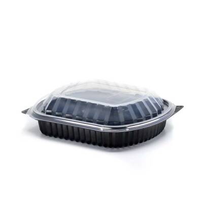 Özge Plastik Bölmesiz Sıcak Yemek Kabı Seti 200 Adet - 1