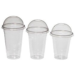 Pet Bardak Yuvarlak Delikli Bombe Kapak (250-500 ml ) 1000 Adet - 2