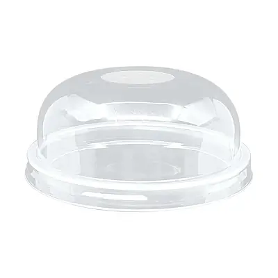 Pet Bardak Yuvarlak Delikli Bombe Kapak (250-500 ml ) 1000 Adet - 1