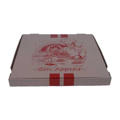 Pizza Kutu Baskılı 35x35x3,5 Cm 100 Adet - 3