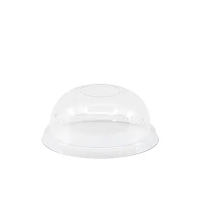 Plastik Bardak Kapağı Bombe Deliksiz PET, çap 95mm - 1